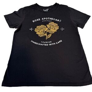 Charcoal Faded Rose Apothecary Graphic Tee – Schitt’s Creek Novelty Shirt
